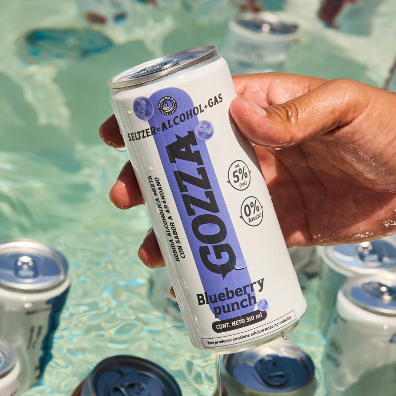 Gozza Azul blueberry punch – Lata 310 ML