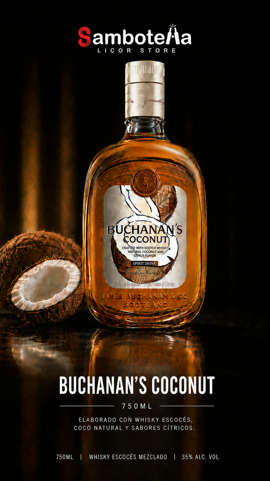 Buchanan's Coconut 750ml