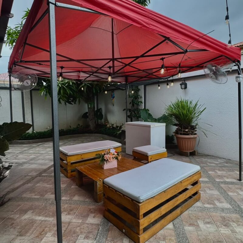 Carpa 3×3 con luces y ventiladores