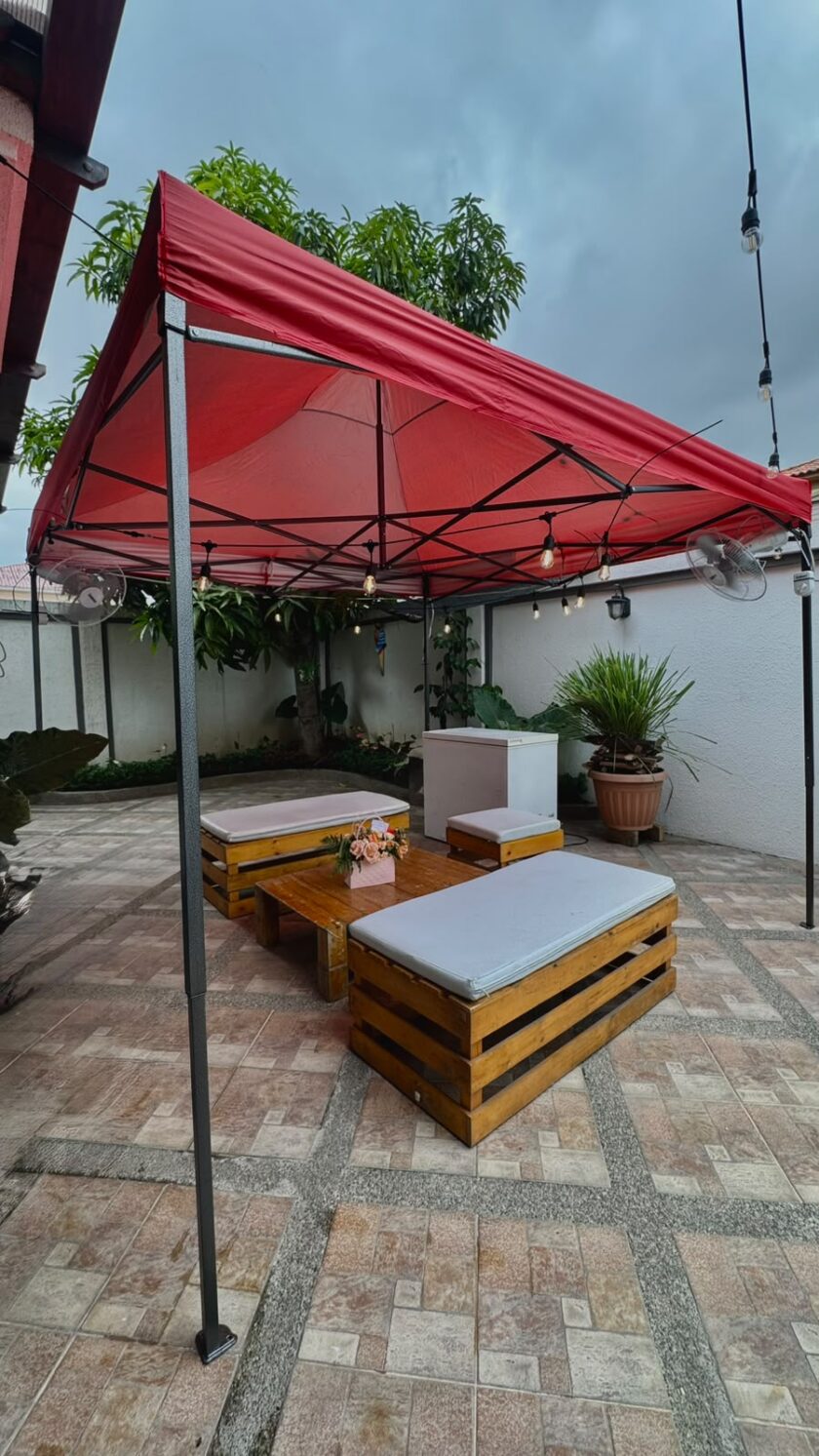 Carpa 3x3 con luces y ventiladores